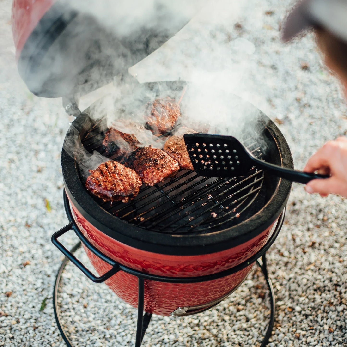 Joe Jr® with Cast Iron Stand and Cart Bundle