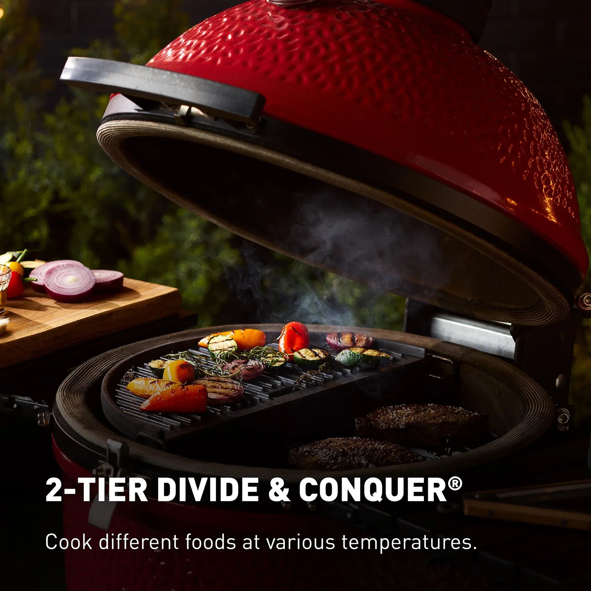 Konnected Joe™ Digital Charcoal Grill and Smoker