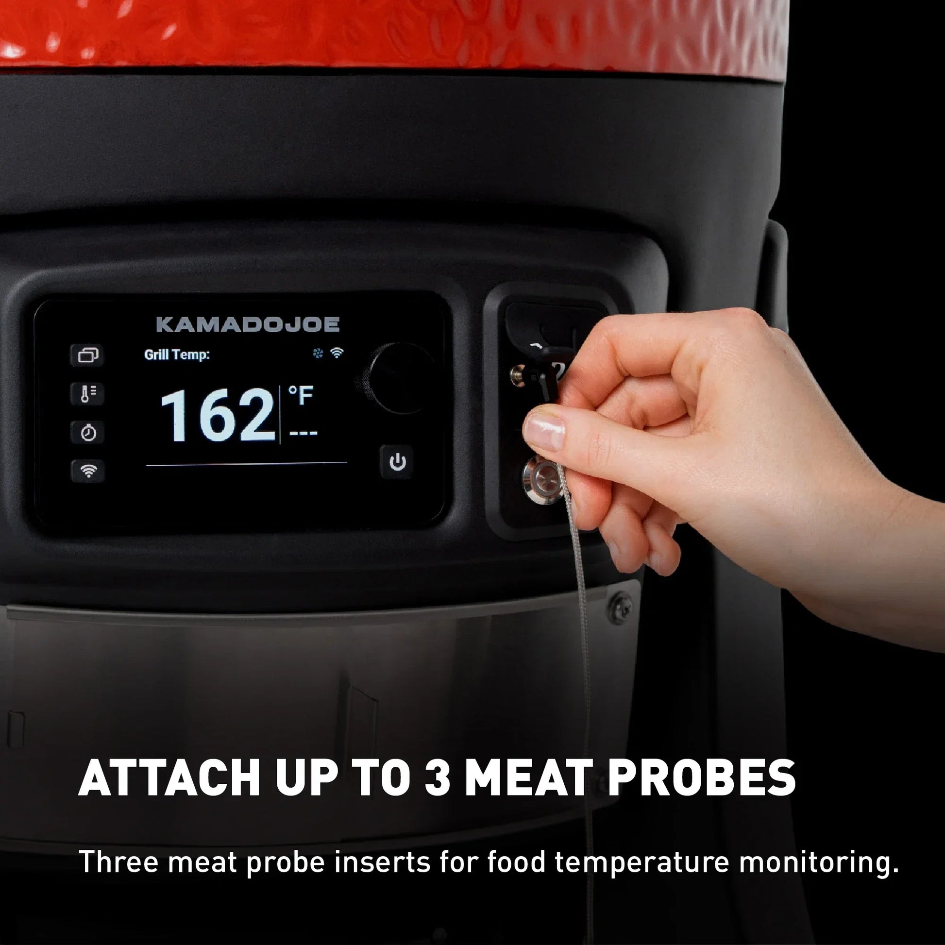 Konnected Joe™ Digital Charcoal Grill and Smoker
