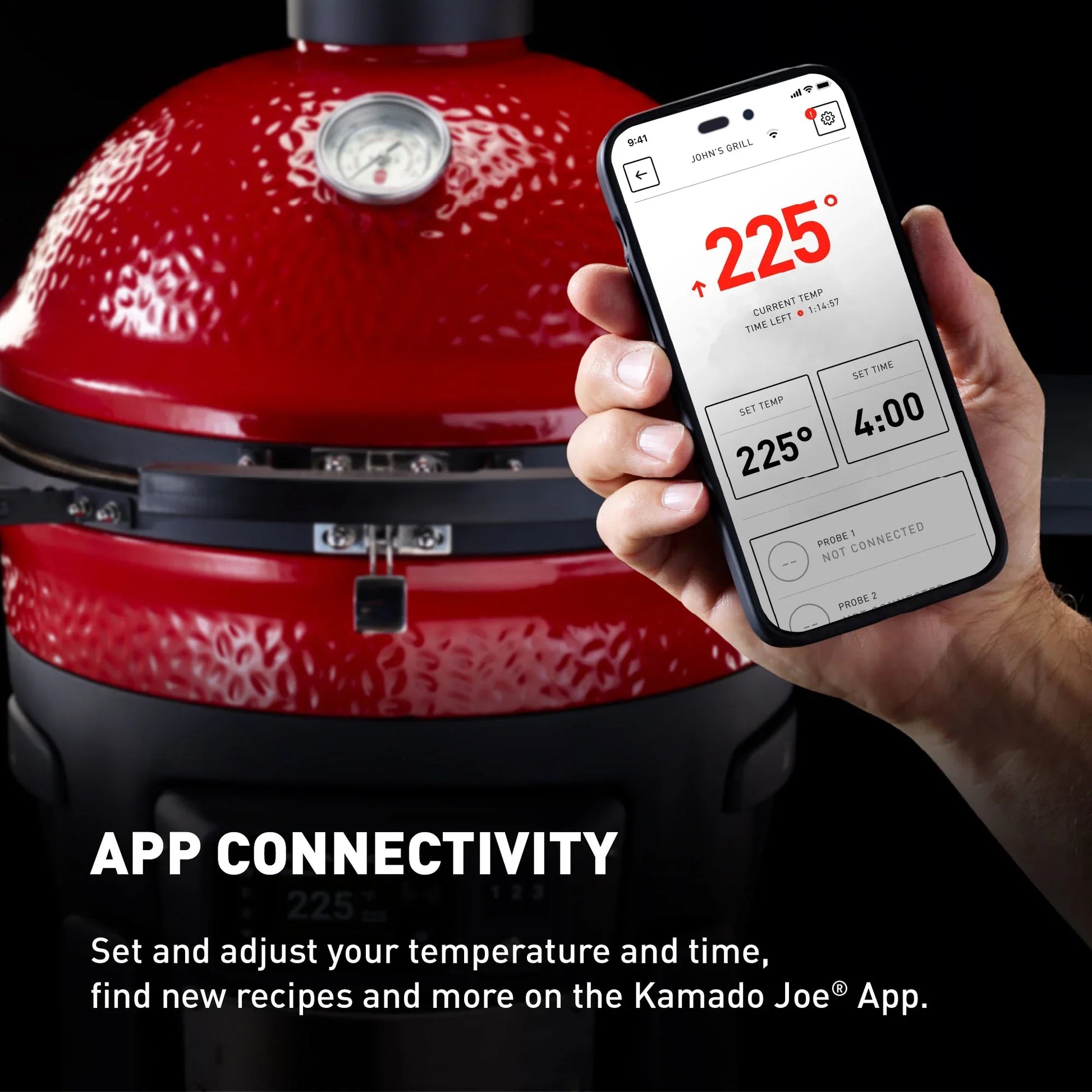 Big Joe® Konnected Joe™ Digital Charcoal Grill and Smoker