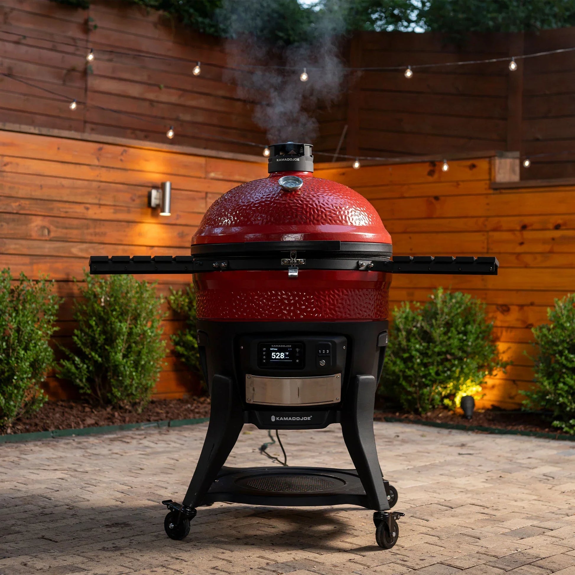 Big Joe® Konnected Joe™ Grill with Soapstone and Cover Bundle