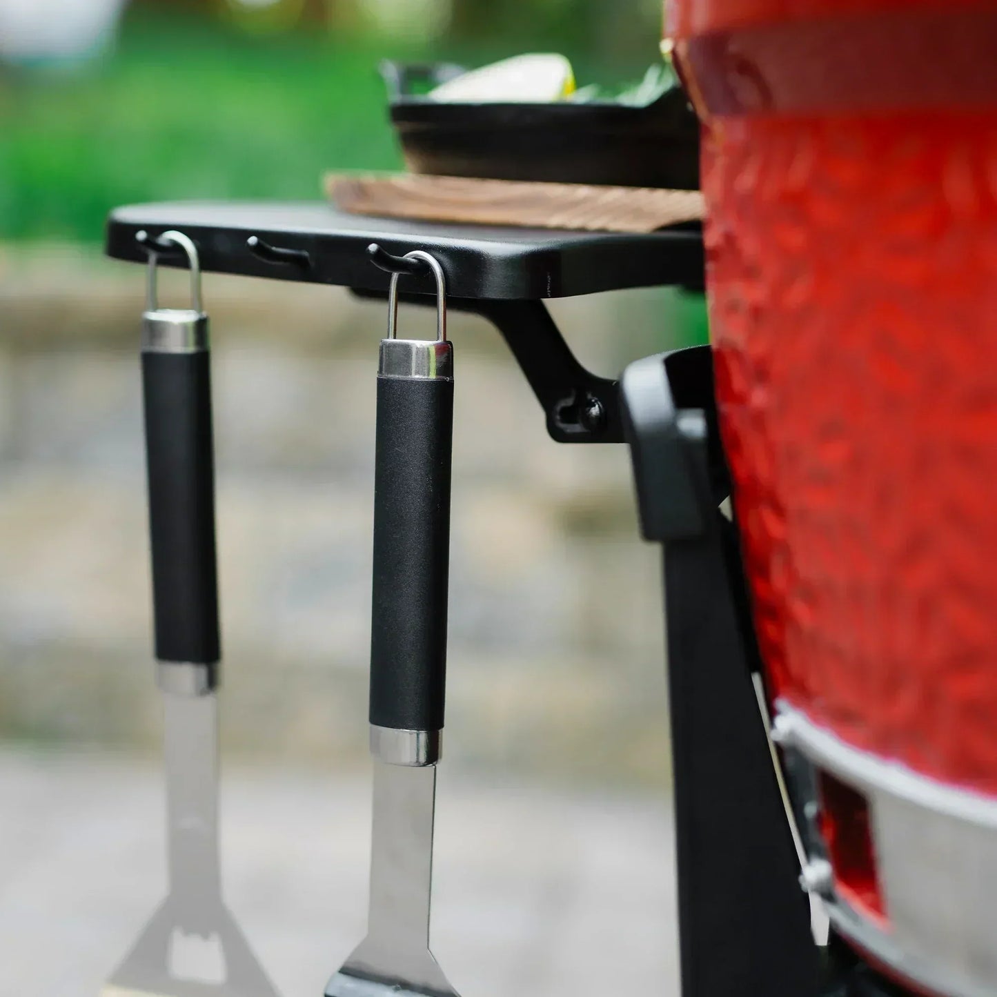 Joe Jr® plus Short Cover and Cart with Side Shelves Bundle